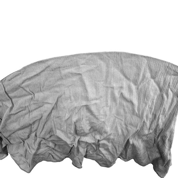 Easel Womens Gray Knit Stretch Tunic Longline Lagenlook Whimsigoth Top T Shirt S - Picture 14 of 16